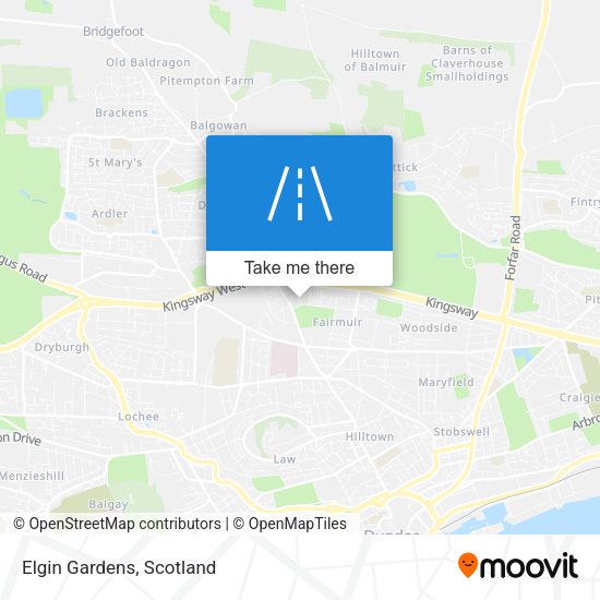 Elgin Gardens map