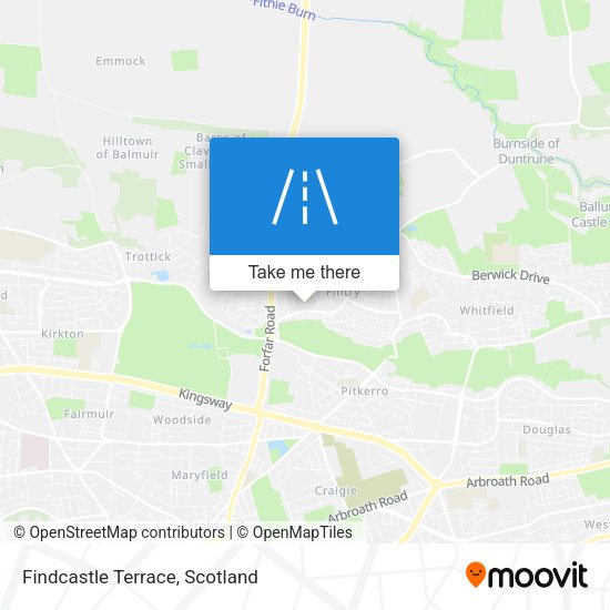 Findcastle Terrace map