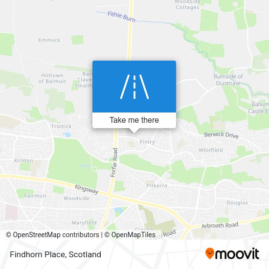 Findhorn Place map