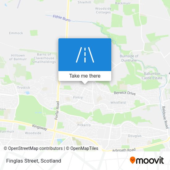 Finglas Street map
