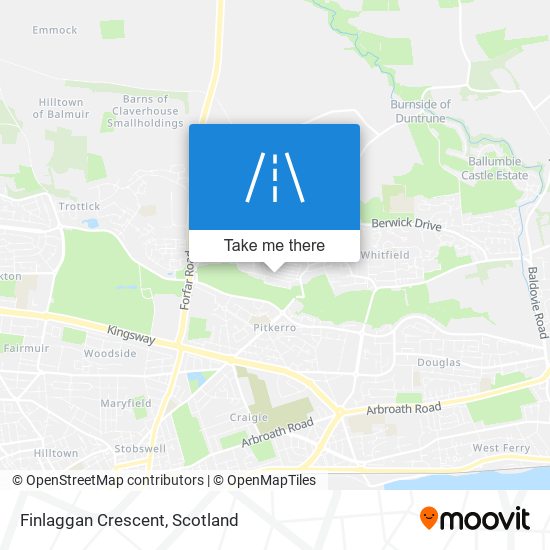 Finlaggan Crescent map