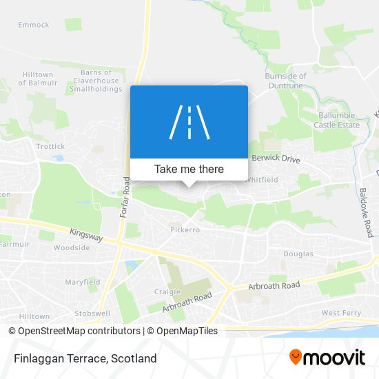 Finlaggan Terrace map