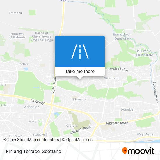 Finlarig Terrace map