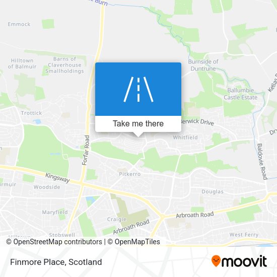 Finmore Place map