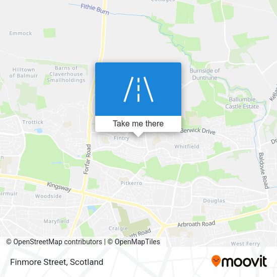 Finmore Street map
