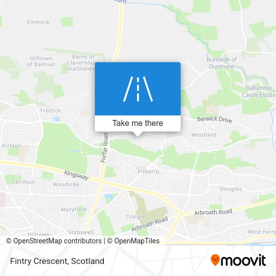 Fintry Crescent map