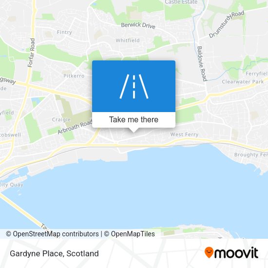 Gardyne Place map