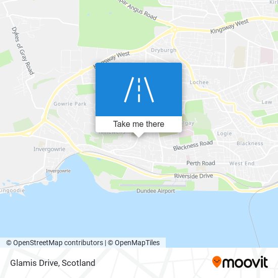Glamis Drive map