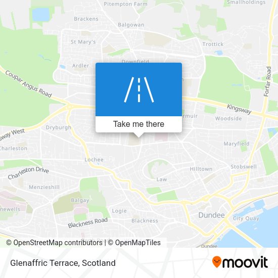 Glenaffric Terrace map