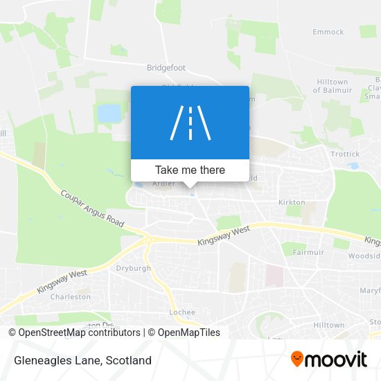 Gleneagles Lane map