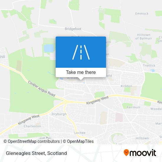 Gleneagles Street map