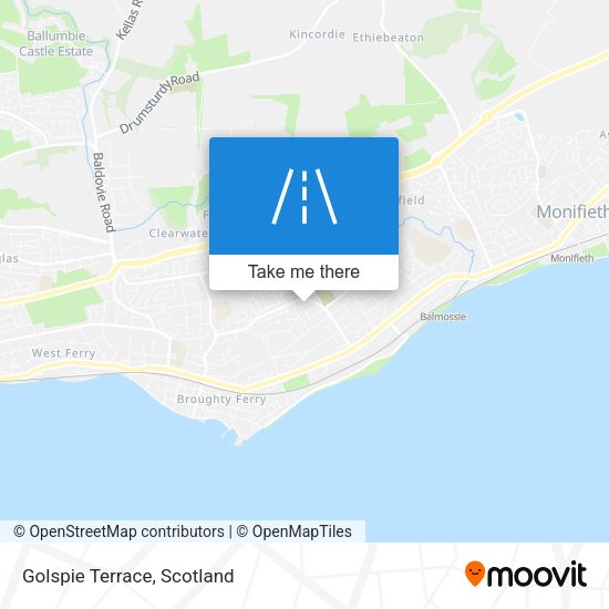 Golspie Terrace map