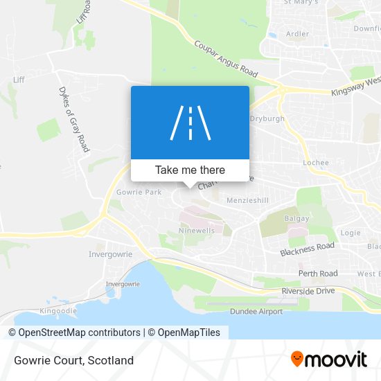 Gowrie Court map