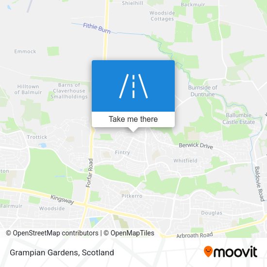 Grampian Gardens map