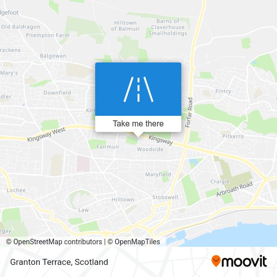 Granton Terrace map