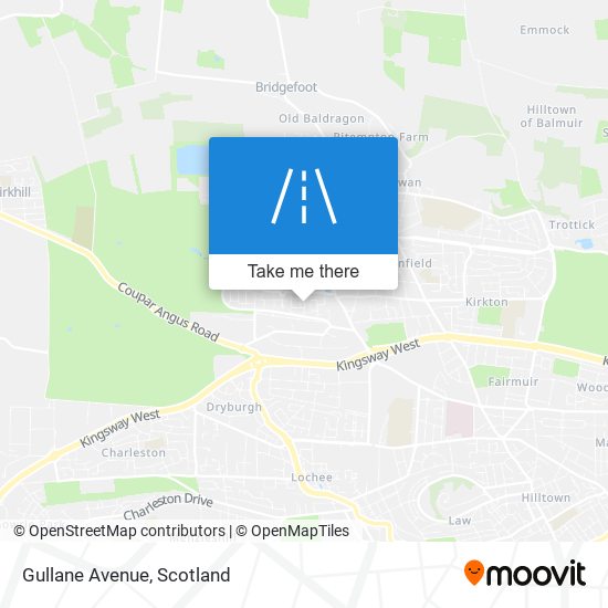 Gullane Avenue map