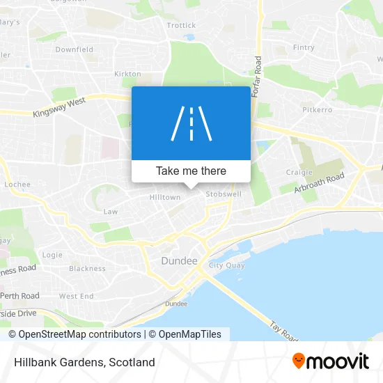 Hillbank Gardens map