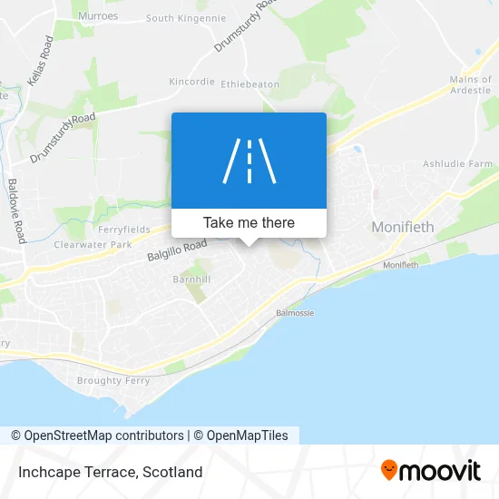 Inchcape Terrace map