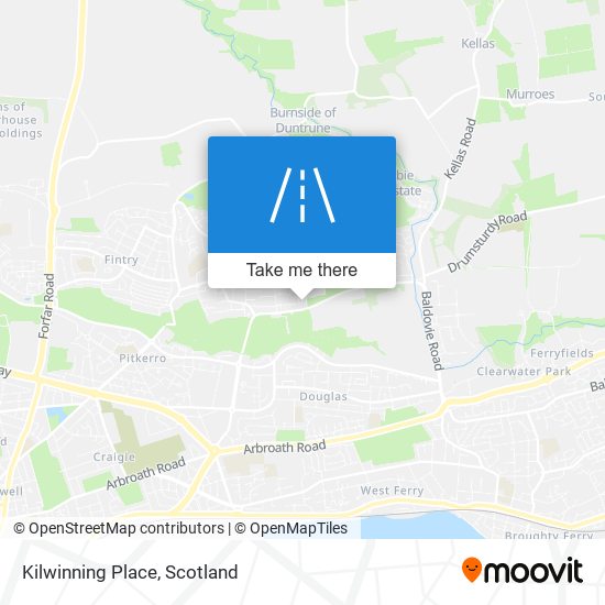 Kilwinning Place map