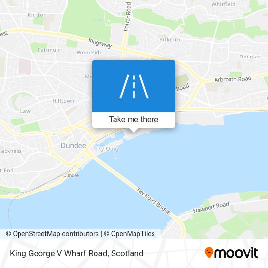 King George V Wharf Road map