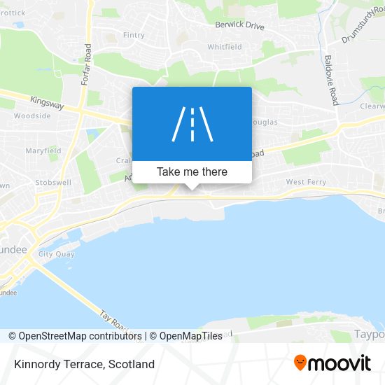 Kinnordy Terrace map