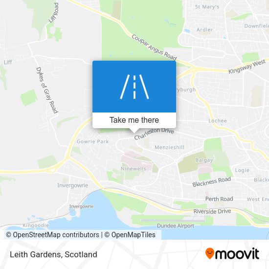 Leith Gardens map