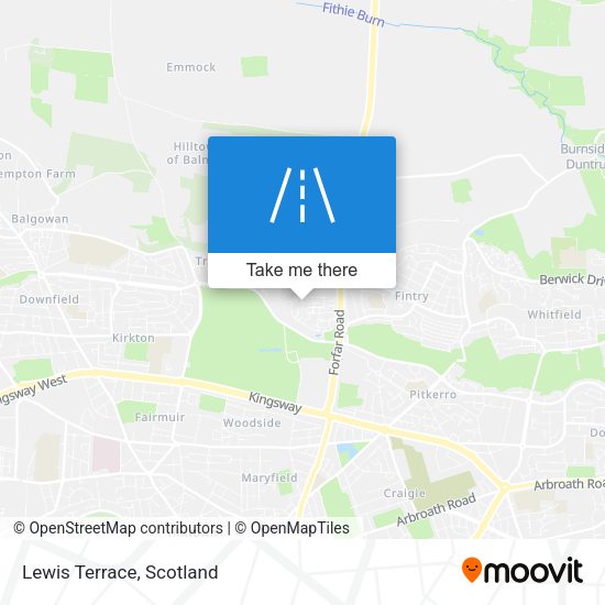 Lewis Terrace map