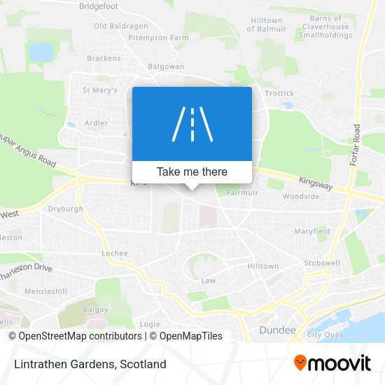 Lintrathen Gardens map
