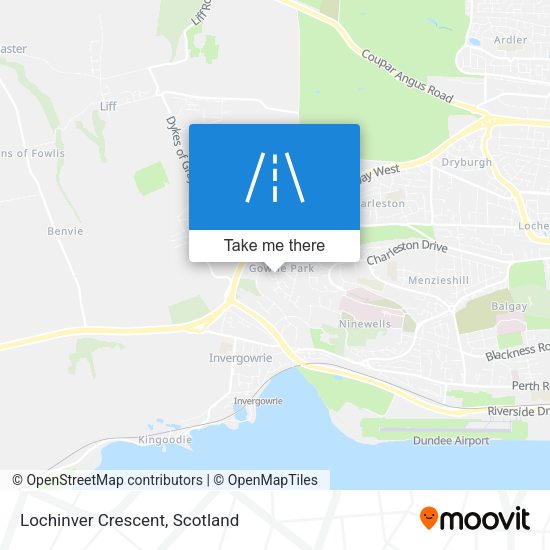 Lochinver Crescent map
