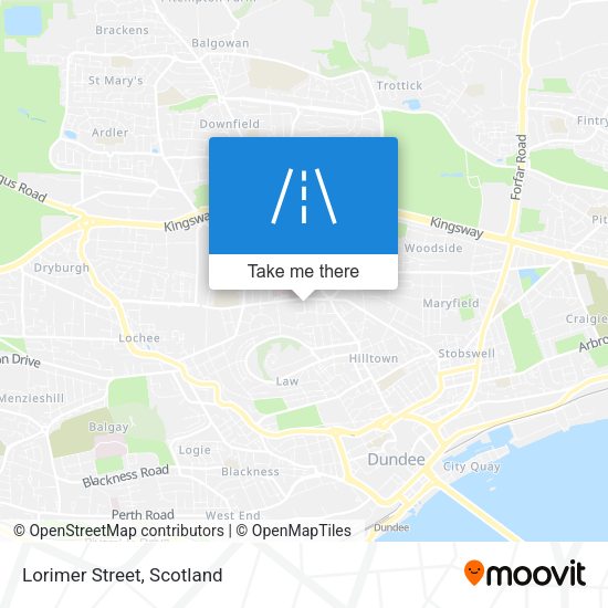 Lorimer Street map