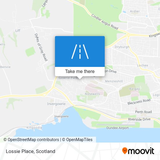 Lossie Place map
