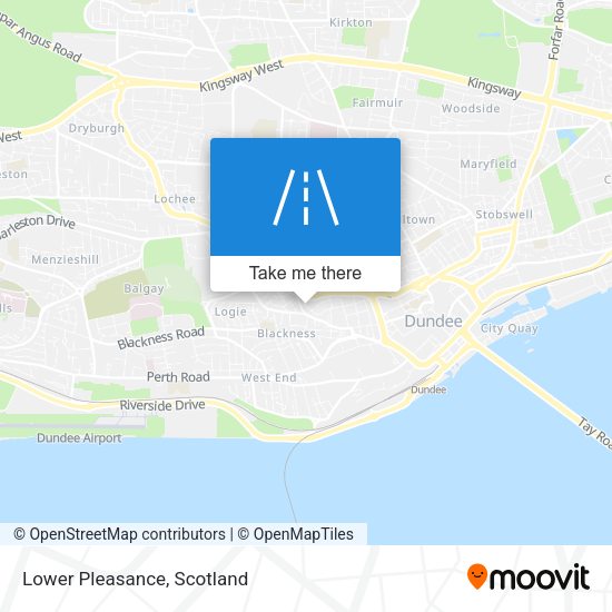 Lower Pleasance map