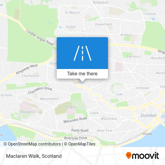 Maclaren Walk map