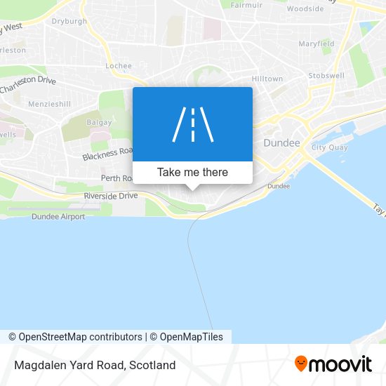 Magdalen Yard Road map