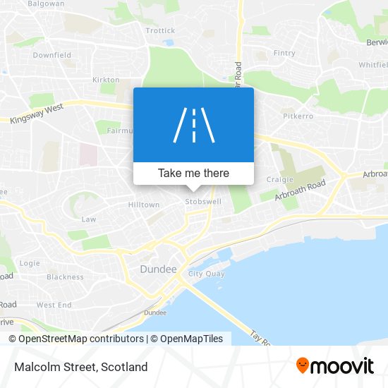 Malcolm Street map