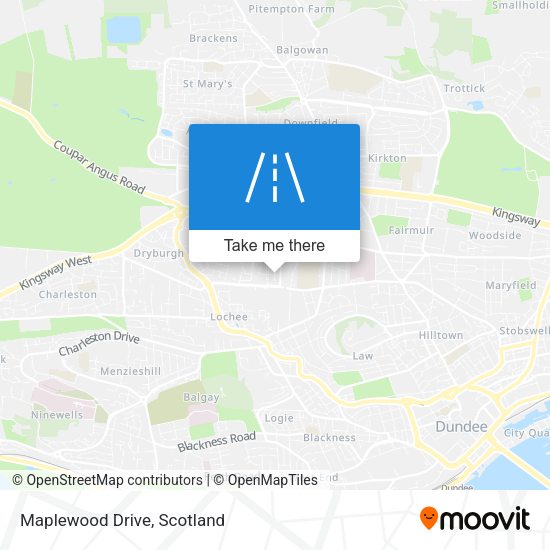 Maplewood Drive map