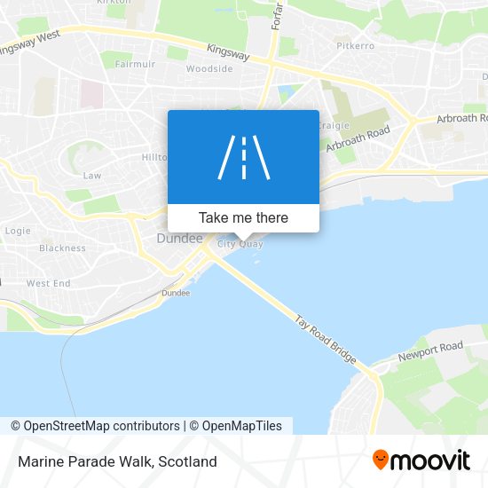 Marine Parade Walk map