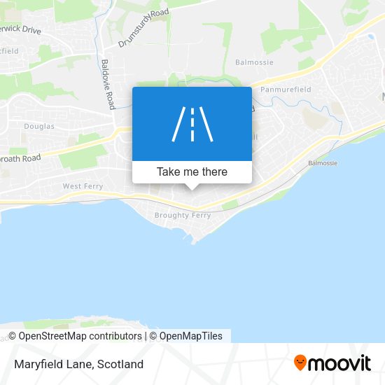 Maryfield Lane map