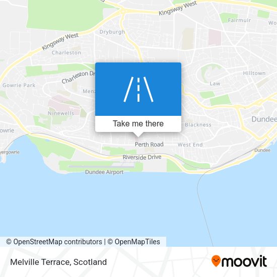 Melville Terrace map