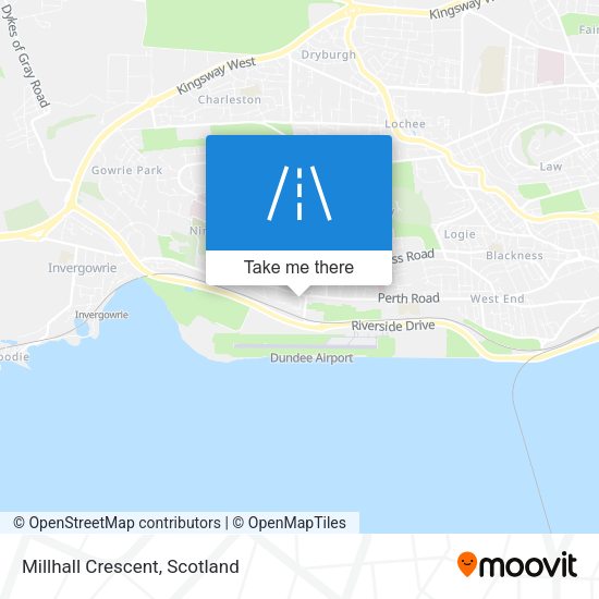 Millhall Crescent map