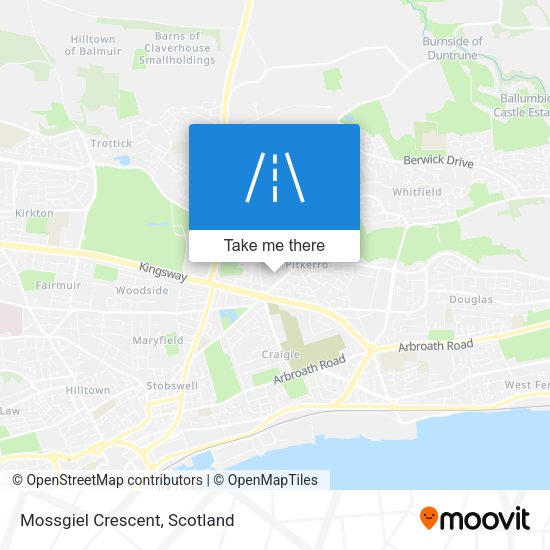 Mossgiel Crescent map