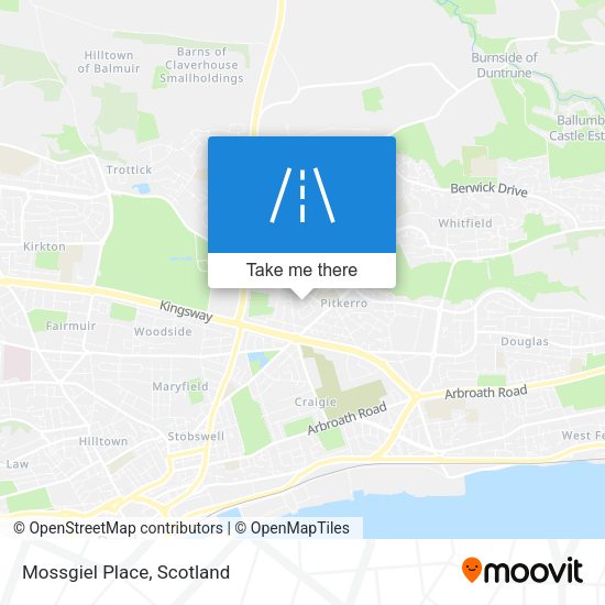 Mossgiel Place map