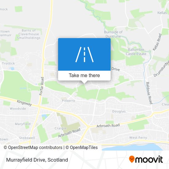 Murrayfield Drive map