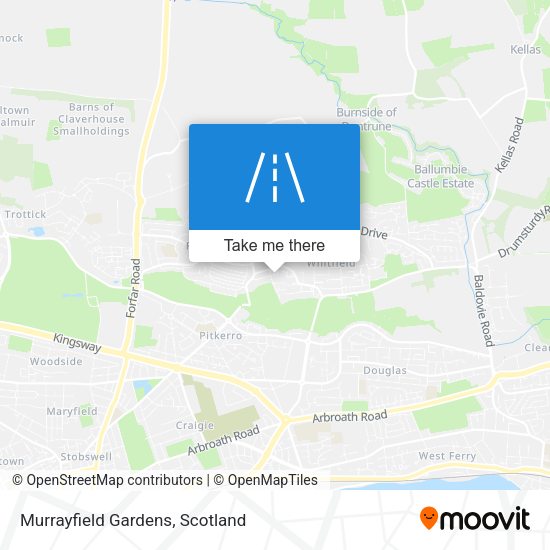 Murrayfield Gardens map