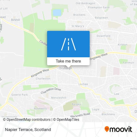 Napier Terrace map