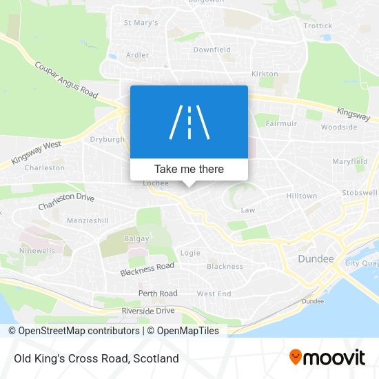 Old King's Cross Road map