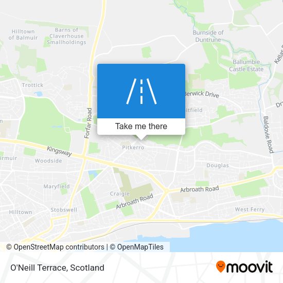 O'Neill Terrace map