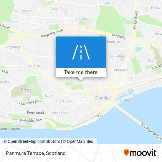 Panmure Terrace map