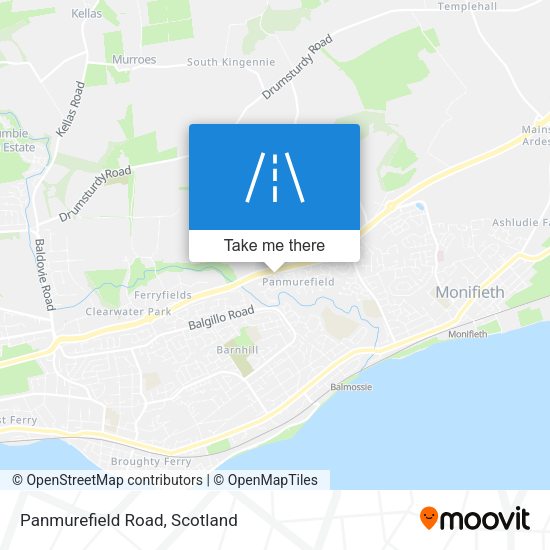 Panmurefield Road map