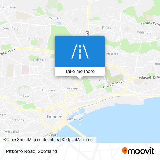 Pitkerro Road map